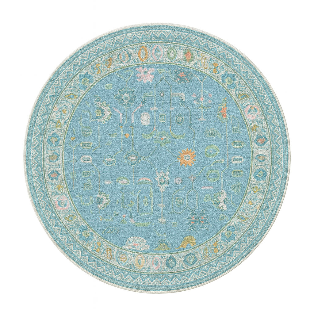 AVELENORA - Hand Knotted Oushak Carpet
